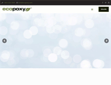 Tablet Screenshot of ecopoxy.com